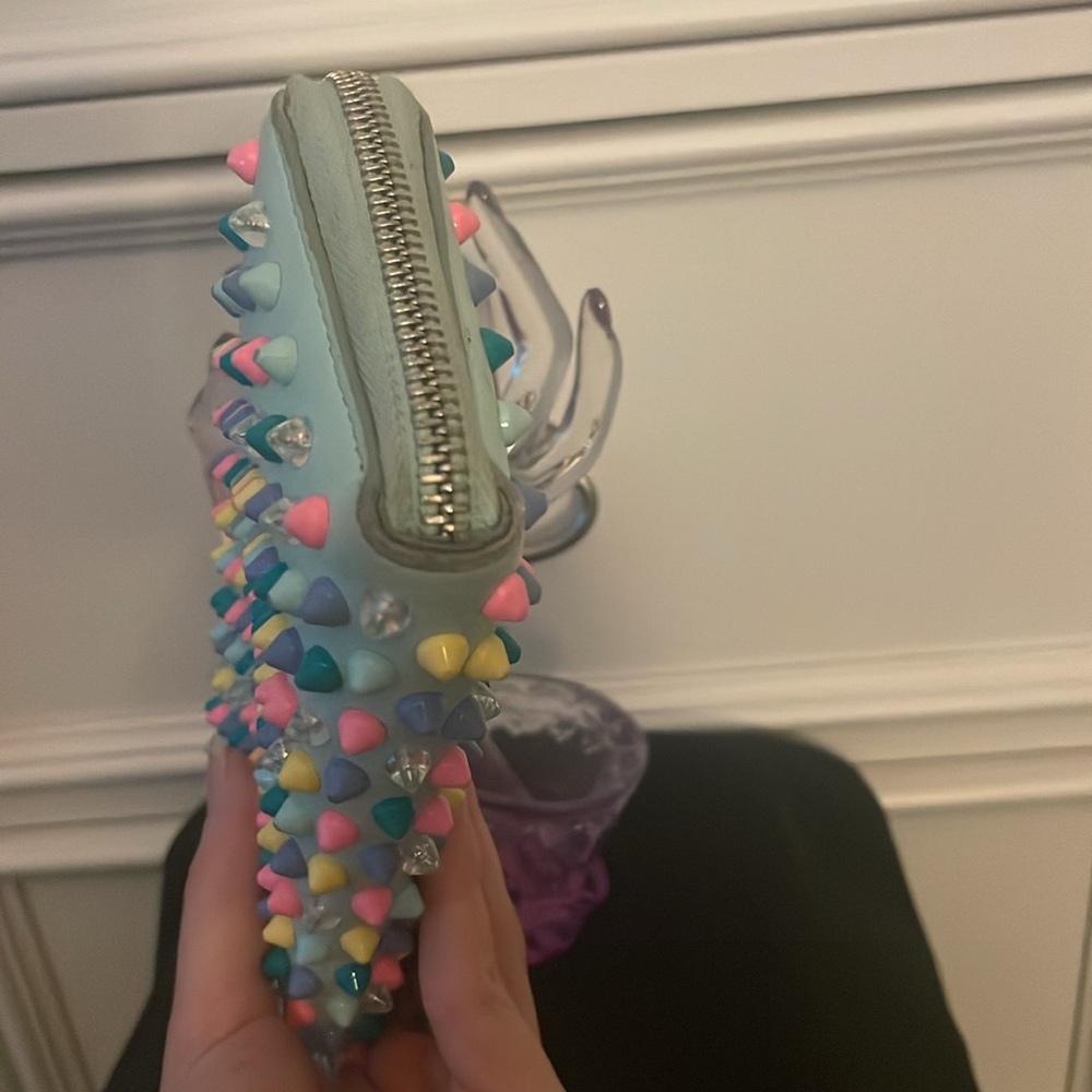 Christian Louboutin Mint Leather Wallet - Picture 10 of 10